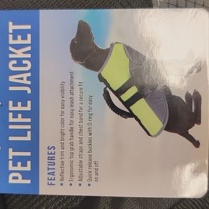 Pet life Jacket Grey NWT